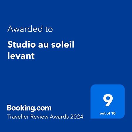 Studio Au Soleil Levant, Avec Piscine La Trinité Zewnętrze zdjęcie